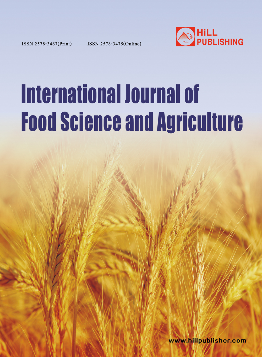 International journal of food science and agriculture（国际食品科学与农业杂志）