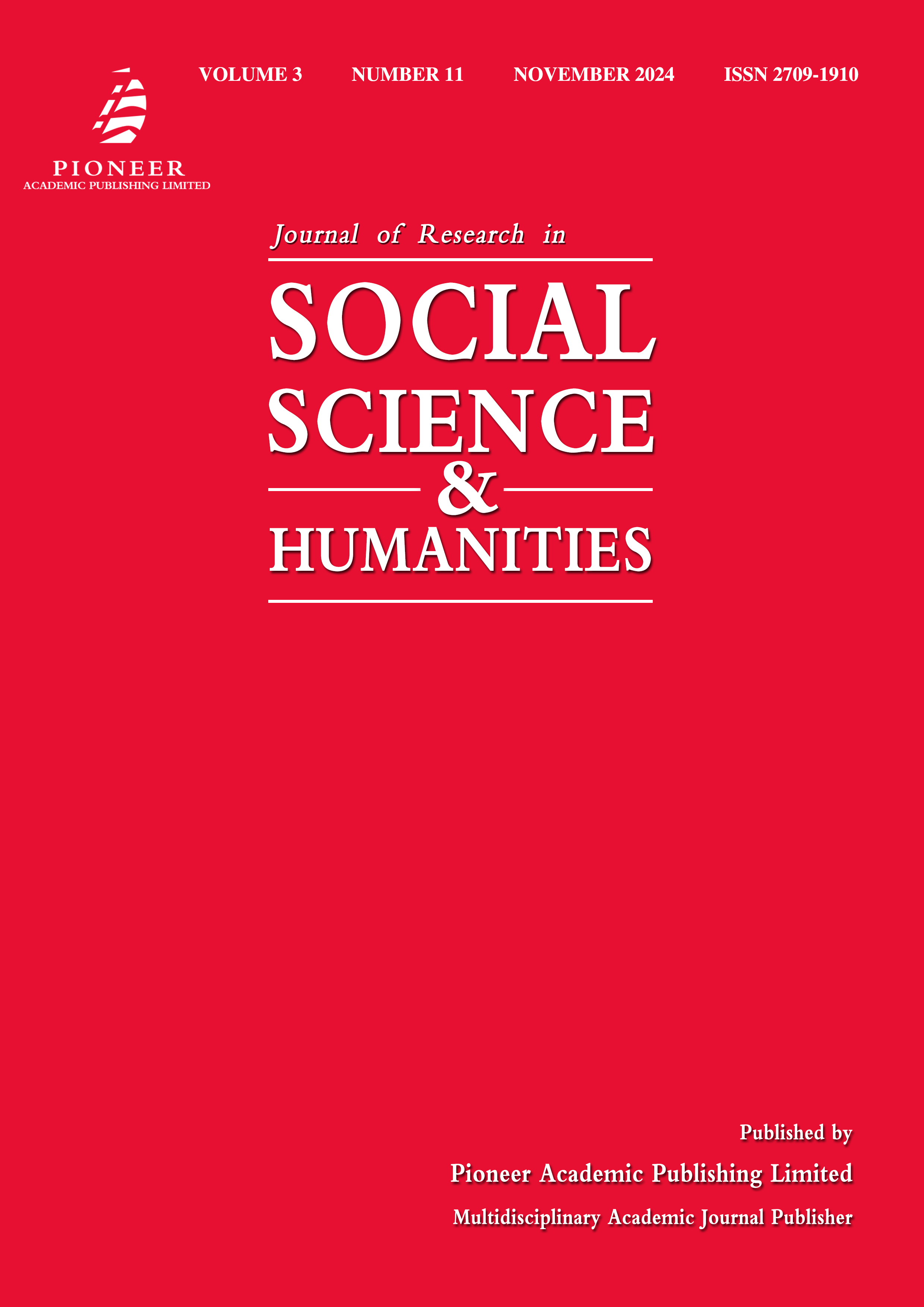 Journal of Research in Social Science and Humanities《社会科学与人文研究杂志》