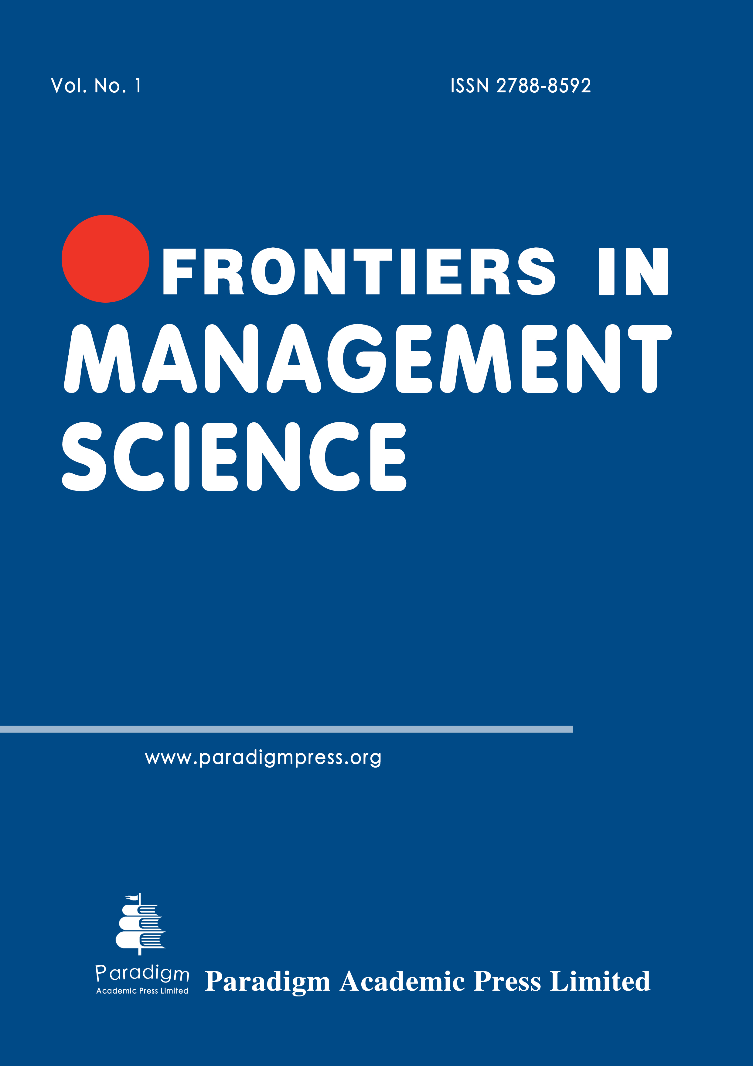 Frontiers in Management Science《管理科学前沿》